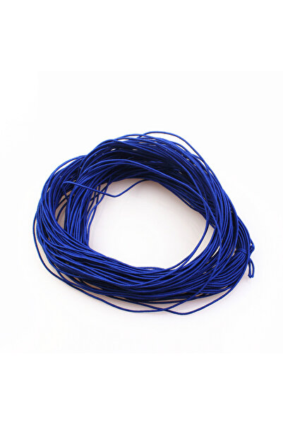 Choice خيط مطاطي مضفر أزرق ملكي، 1 مم × 24 متر، خيط خرز مطاطي، خيط تطريز، أقم...