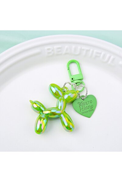 Choice 12 سلسلة مفاتيح لطيفة من الأكريليك على شكل بالون كرتوني على شكل كلب للنساء والرجال وحقائب Y2K وسلاسل مفاتيح للسيارات والزوجين