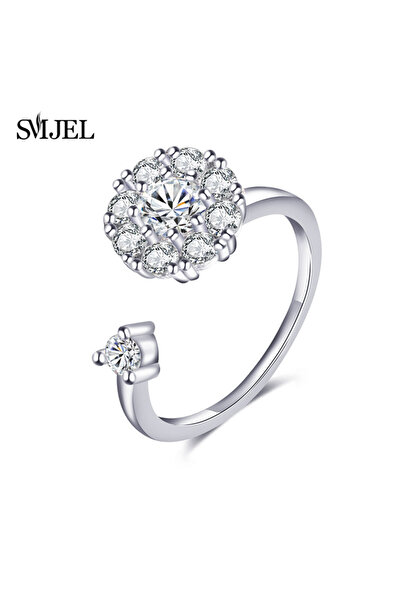 Choice حلقة سبينر قابلة للتغيير 086 SMJEL للقلق للنساء على شكل نجمة كريستالية...