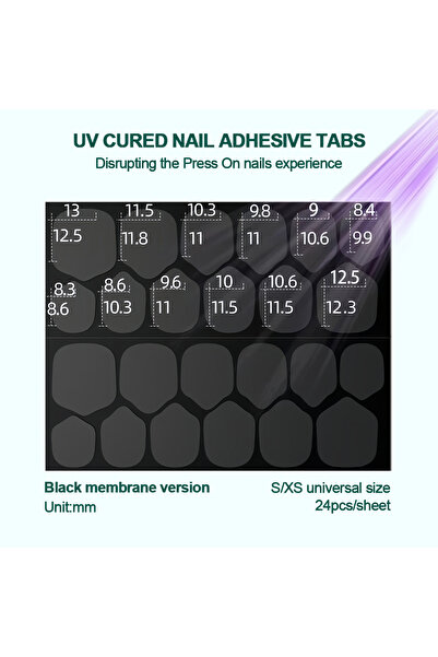 Choice 10 قطع من لاصقات الأظافر المعالجة بالأشعة فوق البنفسجية من نيل بوب، 10...