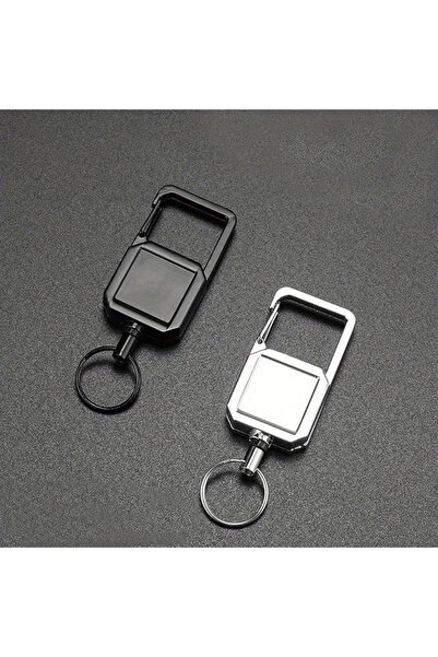 Choice 1B and 1B Retractable Keychain Outdoor Carabiner Steel Wire Rope High ...