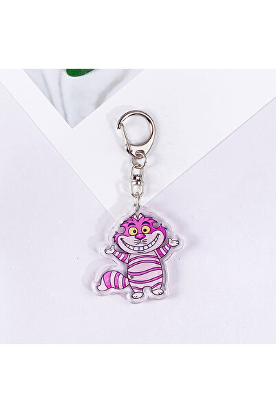 Miniso 5 cm 26 Disney Alice in Wonderland Cute Keychain Accessories Funny Acr...