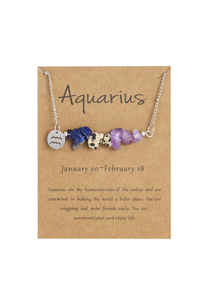 Choice NC25Y0260-4 قلادة كوكبة من 12 علامة زودياك للرجال والنساء من الفولاذ ا...