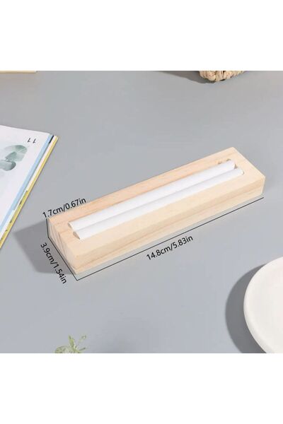 Choice Beige Solid Wood Ring Earrings Display Rack Wooden Tray Jewelry Displa...