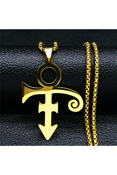 Choice قلادة نسائية من الفولاذ المقاوم للصدأ بتصميم Steampunk بشعار تذكاري GD RIP مقاس 60 سم