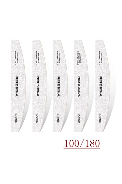 Choice مبرد أظافر خشبي احترافي بحبيبات 100/180، 10 قطع/مجموعة، 180/240 صنفرة ...