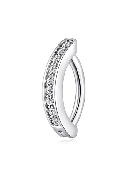 Choice خاتم على شكل فراشة من الزركونيا المكعبة من الفضة الإسترليني 3، مطلي با...