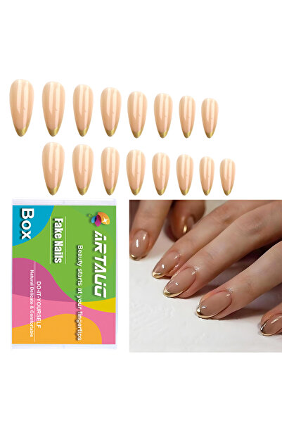 Choice أظافر صناعية فرنسية متعددة الألوان من MULTI، علبة من 120 قطعة، لونها أ...