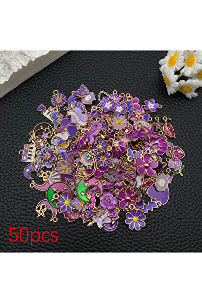 Choice SN1243-50 قطعة 20/50/100 قطعة من مجموعة سحر مغموسة بالزيت الأرجواني (م...