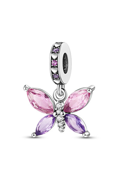 Choice KTC448 قلادة على شكل فراشة يراع مضيئة متوهجة من الفضة الإسترليني عيار ...