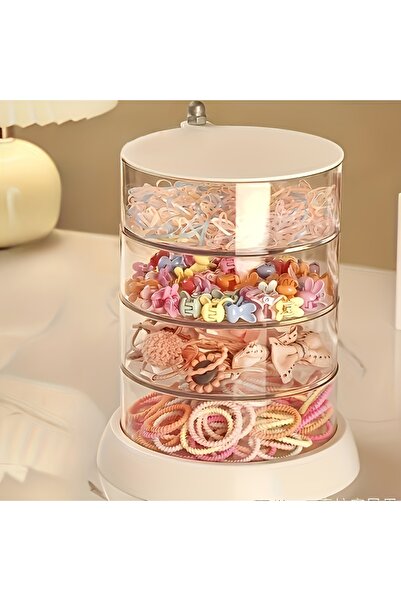 Choice 4-layer 3/4/5-Layer Rotating Jewelry Organizer - Plastic Multi-Tier St...