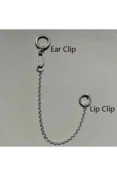 Choice مشبك أذن - مشبك شفاه مزيف، مشبك شفاه، قرط أنمي كوسبلاي، نمط بانك، سلسل...