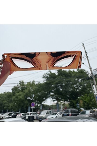 Miniso K-demon-11 Anime Demon Slayer Double Sided Keychain Rengoku Kyoujurou Kimetsu No Yaiba Shining Eyes