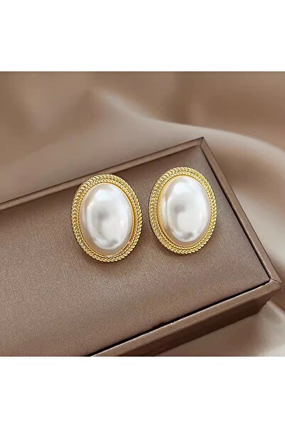 Choice 01 Imitation Pearl Zircon Retro Elegant Irregular Oval Square Hollow O...