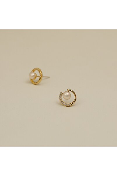 Choice Golden New Korean style trendy earrings; super shiny stud earrings; si...