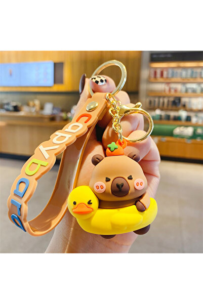 Choice KC4918 Capybara Keychain Cute Capybara Doll School bag Pendant For Car...