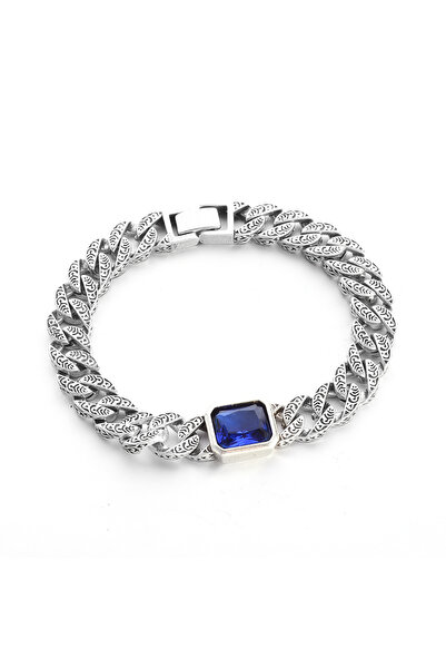 Choice AL20619-سوار رجالي من الفضة الاستبدادية برأس أسد حيواني، مصنوع من الفو...