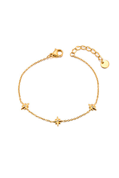 Choice سوار لوكير العصري B24057G بنجمة ثمانية الرؤوس مرصع بالزركونيا المكعبة ...