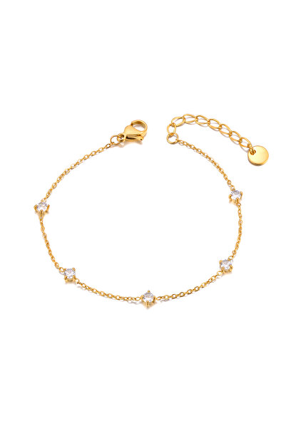 Choice B24059G أساور لوكير الكلاسيكية الصغيرة الأنيقة من الزركونيا المكعبة لل...