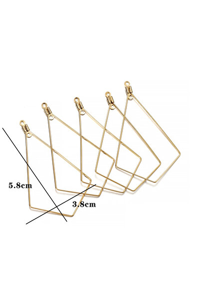 Choice 10 قطع من أقراط الفولاذ المقاوم للصدأ على شكل هندسي، 10/20 قطعة من الم...