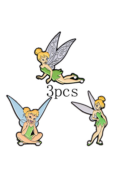 Choice 11 دبوس مينا جنية تينكر بيل الأميرة أرييل دبابيس على الملابس شارة حقيب...