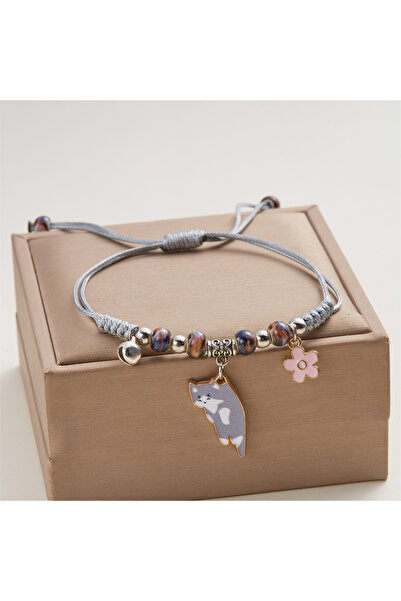 Choice 6 أساور على شكل زهرة قطة حيوانية من المينا الكرتونية للفتيات والأطفال،...