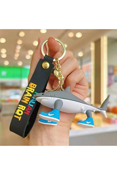 Choice A2 Italian Brainrot Children Cartoon Keychain Tung Tung Tung Sahur Tra...