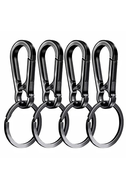 Choice 4PCS Black 1/4PCS Metal Gourd Buckle Keychain Climbing Hook Car Keycha...