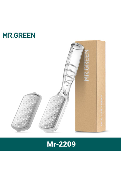 Mr Green WHITE MR.GREEN Pedicure Tools Foot File Heels Rasps callus remover for feet Scraper With Storage Box