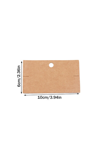 Choice 6 × 10 BN 50 قطعة 6 × 10 سم بطاقات عرض الأساور حامل قلادة معلقة علامات...