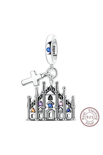 Choice KJC1847-6 قلادة سفر أصلية من الفضة الإسترلينية عيار 925 على شكل نيويور...