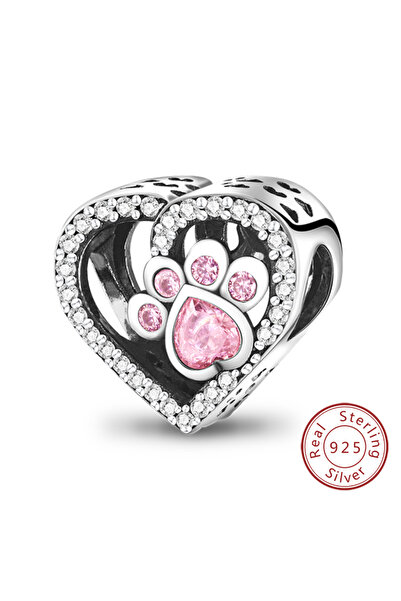 Choice KTC048 خرز سحر أصلي من الفضة الإسترلينية عيار 925 على شكل قلب حب مناسب...