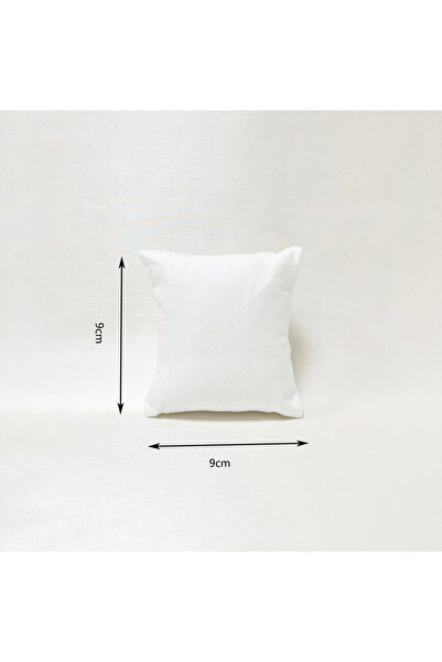 Choice قطعة واحدة بيضاء بدون حامل وسادة ساعة مخملية بيضاء لعرض المجوهرات والس...