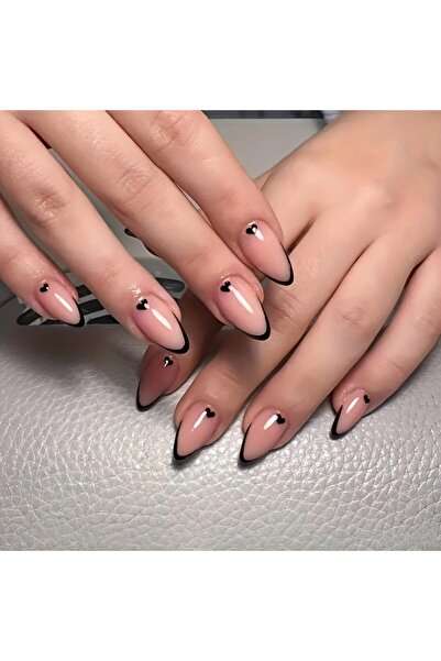 Choice مجموعة أظافر صناعية برتقالية مكونة من 24 قطعة، قم بترقية مظهرك على الف...