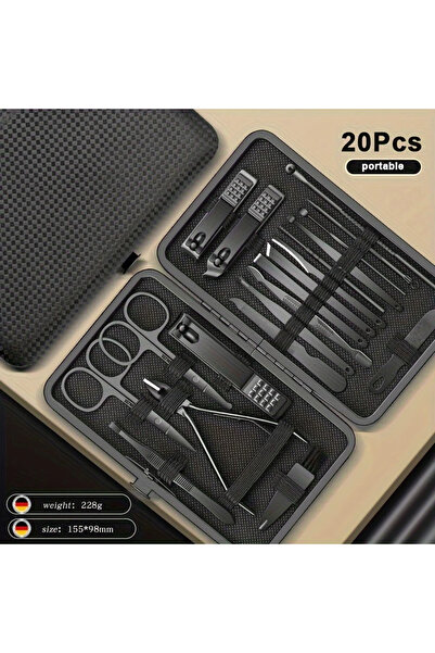 Choice1 مجموعة مقصات أظافر 20 في 1-86 8/12/15/20/24 قطعة من قواطع مانيكير ومق...