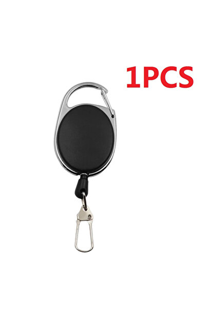Choice 1 PCS 1/3/5Pcs Fly Fishing Key Ring Retractor Tool Retractable Keychai...