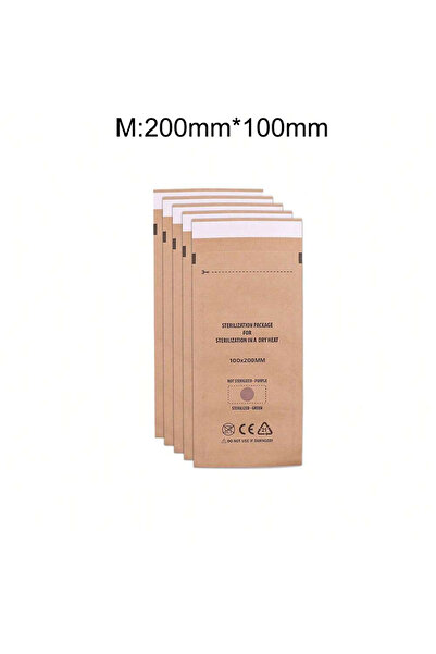 Choice أكياس مانيكير كرافت متوسطة الحجم، 100 قطعة، 3 أحجام، معقم أظافر، حقيبة...