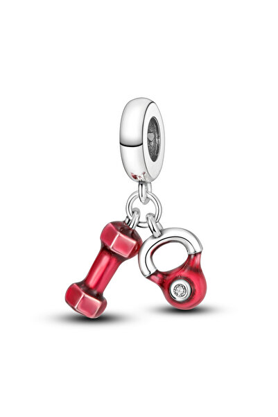 Choice KTC154 2023 تعليقة متدلية على شكل دمبل، مطلية بالفضة، مستوحاة من بطولة...