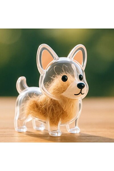 Choice Corgi cub Transparent Dog Fur Storage Pendant Cute Fur Storage Capsule...
