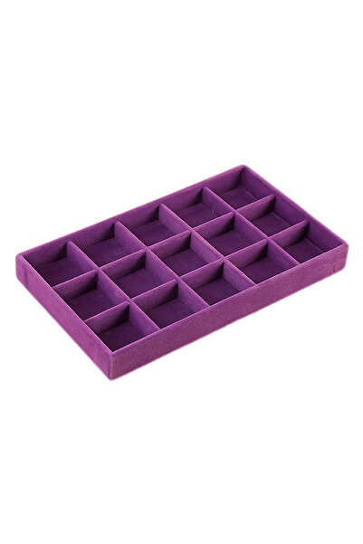 Choice صينية مكونة من 15 شبكة، قطعة واحدة، صندوق مجوهرات مزخرف، صينية مجوهرات...