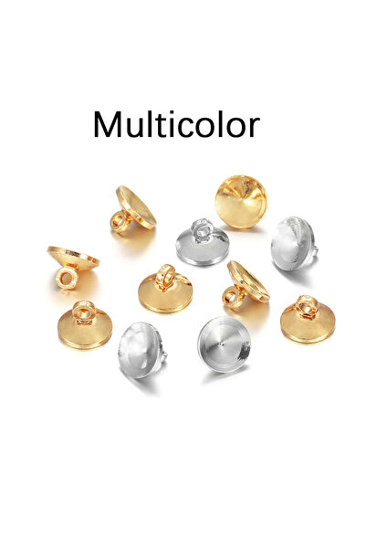 Choice 6 مم × 50 قطعة متعددة الألوان 50 قطعة/الوحدة أغطية نهاية الخرز موصلات ...