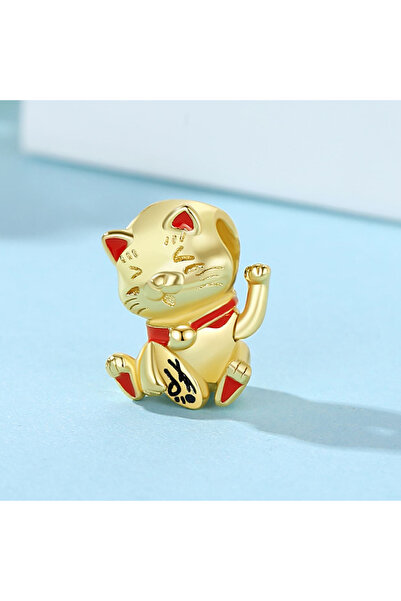 Choice 8 قطع أصلية من الفضة الملونة هدية رأس السنة الجديدة على شكل دمية أسد وقط وحظ تناسب قلادات العلامة التجارية Pan Br.