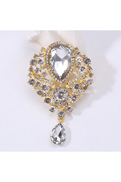 Choice معطف مخملي فاخر وأنيق مرصع بأحجار الراين الكبيرة على شكل زهرة، مناسب ل...