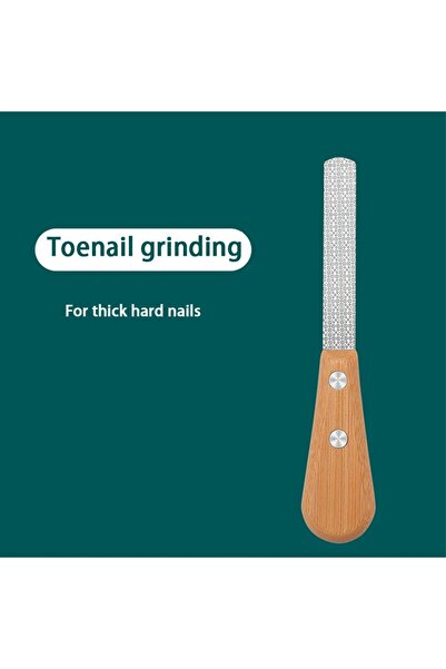 Choice مبرد أظافر دائري مزدوج الجوانب مصنوع من الفولاذ المقاوم للصدأ بمقبض من...