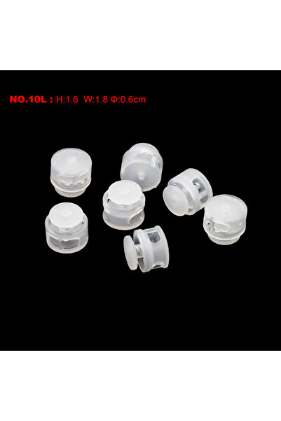 Choice 10 قطع كبيرة من أقفال الحبل البلاستيكية وسدادات أطراف الحبل ومشبك التث...