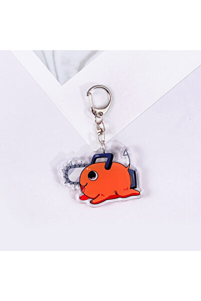 Miniso 5 cm 8 Anime Characters Chainsaw Man Acrylic Cute Car Keychain Accesso...