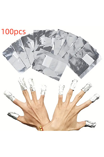 Choice 100 قطعة من أكياس رقائق الألومنيوم وطلاء الأظافر وطلاء الأظافر بالغمر ...
