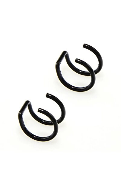 Choice 8 مم C3-1 زوج - أسود قطعتين من الفولاذ المقاوم للصدأ 316L ثقب الأذن وه...