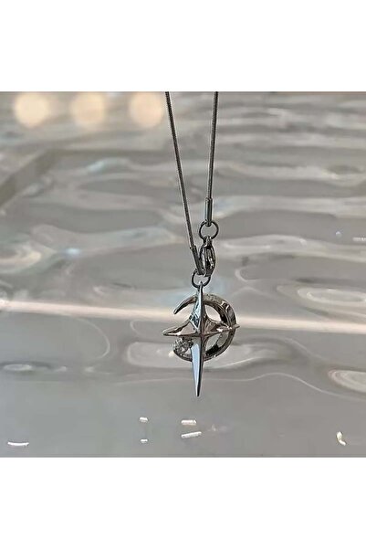 Choice 01 قلادة على شكل نجمة كريستالية لامعة أنيقة للفتيات والنساء سلاسل شخصي...