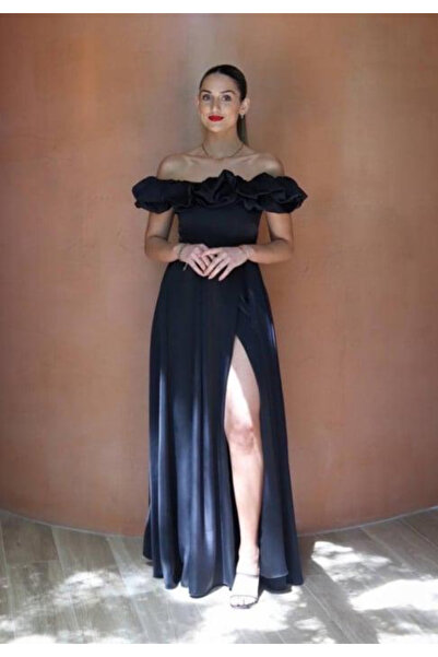 OEMN Women's midi dress with ruffles - Alesia